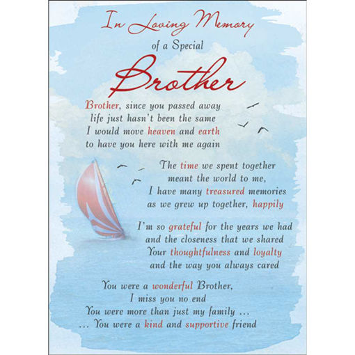 Picture of LOVING MEMORY - BROTHER